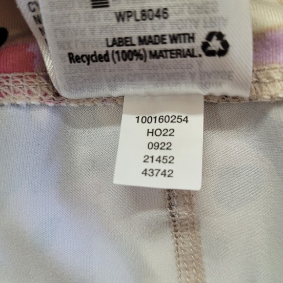 Ideology Womens Small High Waisted Animal Print Yoga Leggings Pockets Pink - Picture 9 of 12